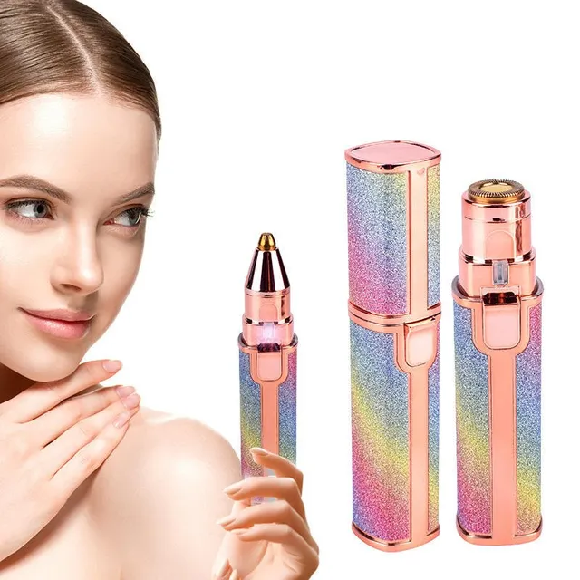 2-in-1 Eyebrow Trimmer & Facial Hair Shaver for Women, USB