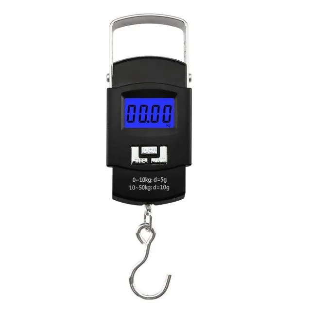 Digital Hanging Hook Scale, 50 kg, with Backlit LCD
