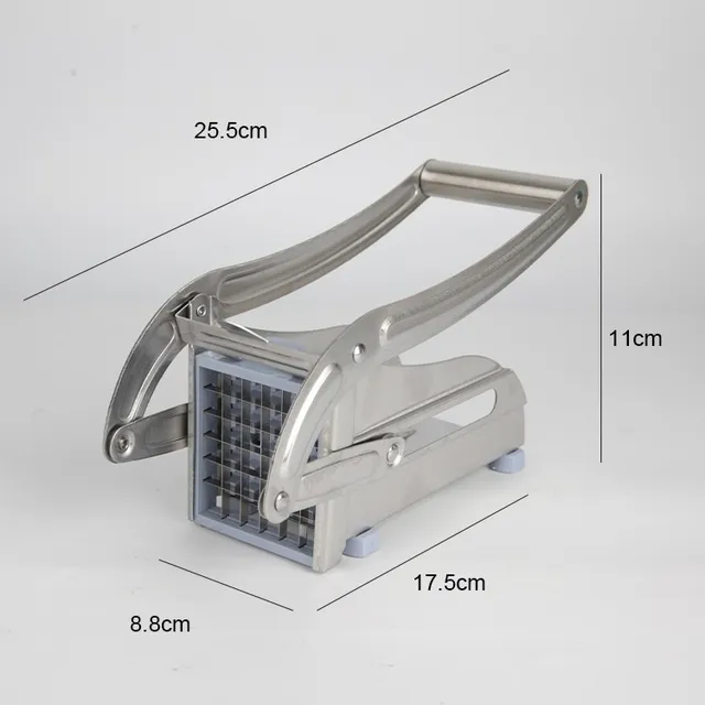 Stainless Steel French Fry Cutter & Potato Chopper