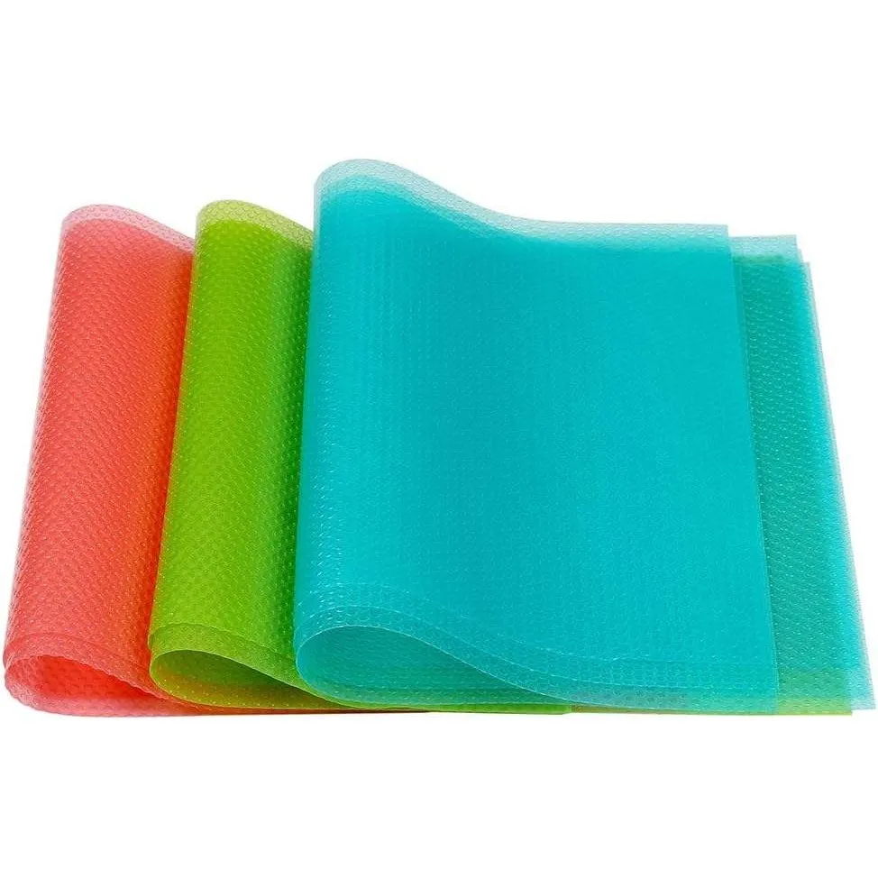 Washable Refrigerator Shelf Mats, Set of 4