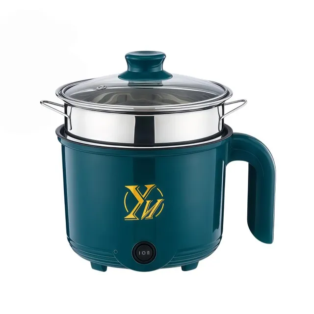 1.5L Electric Hot Pot with Steamer, Stainless Steel Inner Pot, 18 cm