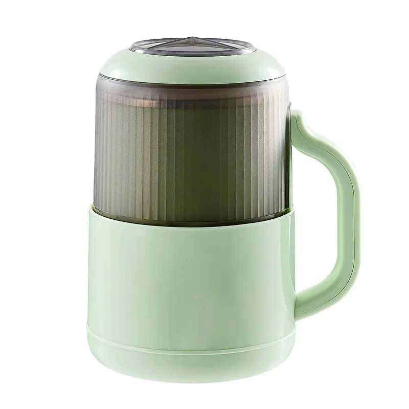 Electric Wet & Dry Grinder with Double-Layer Quiet Cover, Mint Green