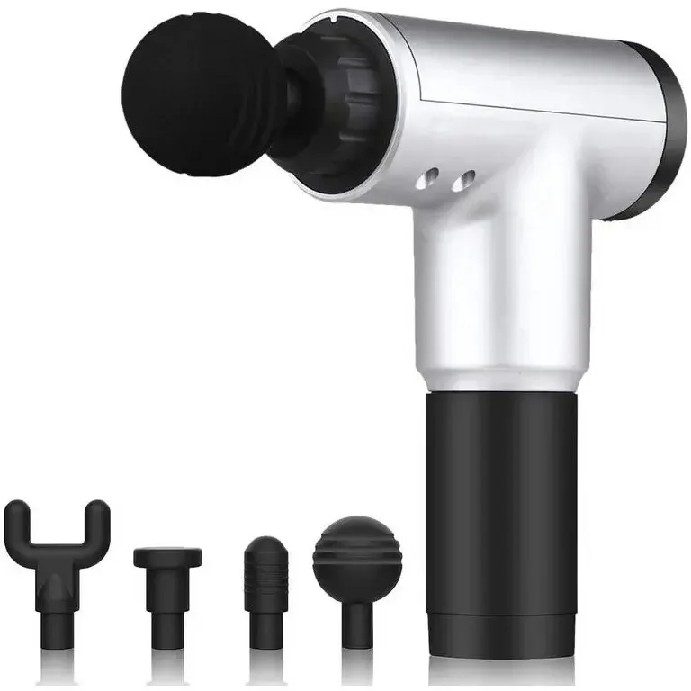 KH-320 Fascial Massage Gun, 6 Speed Levels, 4 Heads, Rechargeable