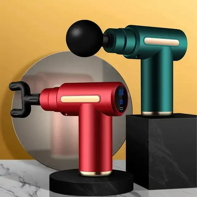 SL-720 Mini Massage Gun, 6 Speeds, 4 Heads, Type-C Rechargeable